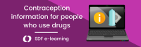 Contraception information for people who use drugs  (Outside Scotland)